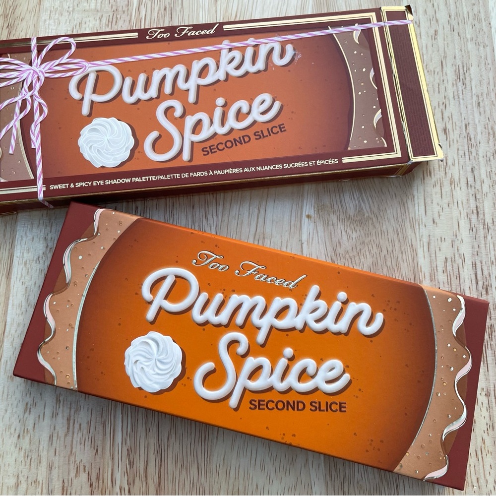 NIB Too Faced Pumpkin Pie Second Slice Palette